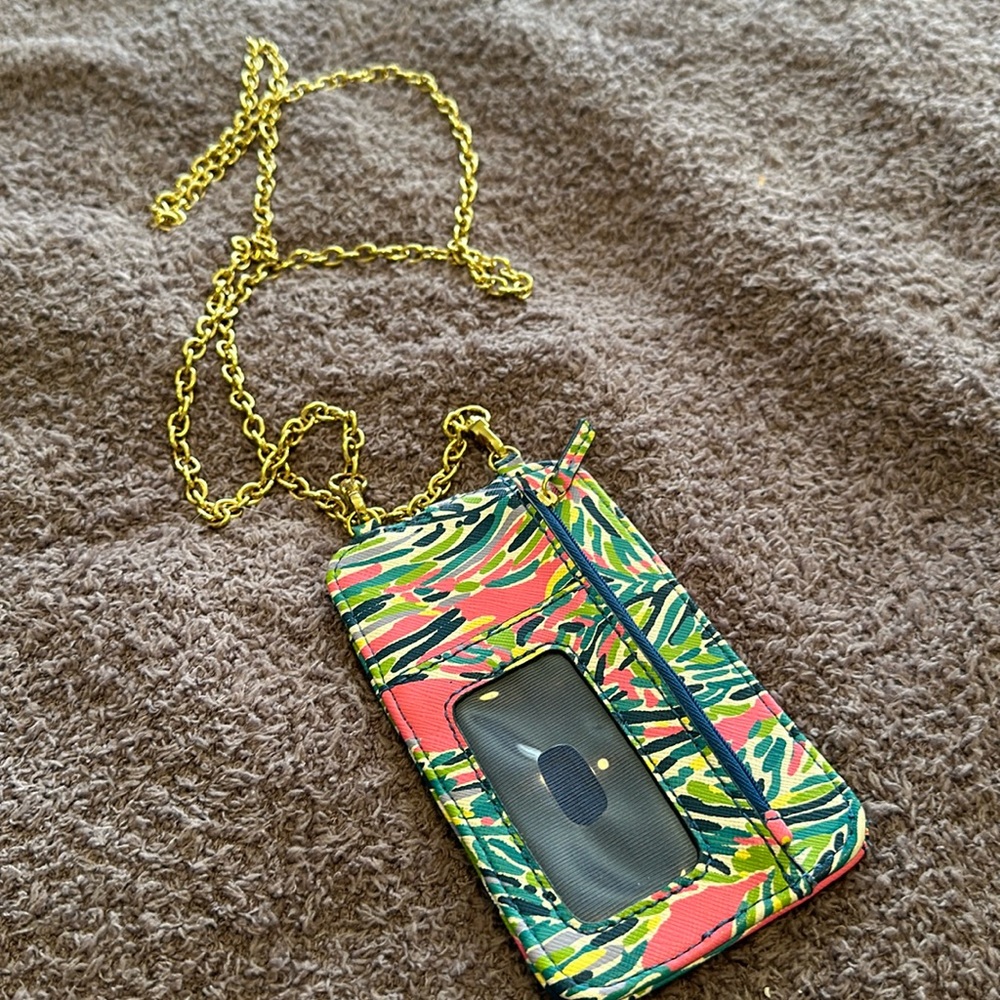 Lily Pulitzer crossbody ID/money holder